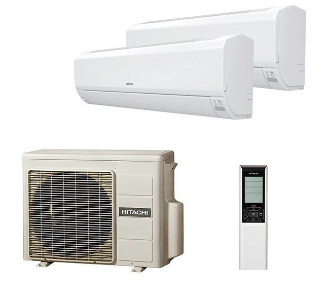 ������ �����-������� �� 2 ������� Hitachi RAM-53NP2E/RAK-18RPE*2 ��