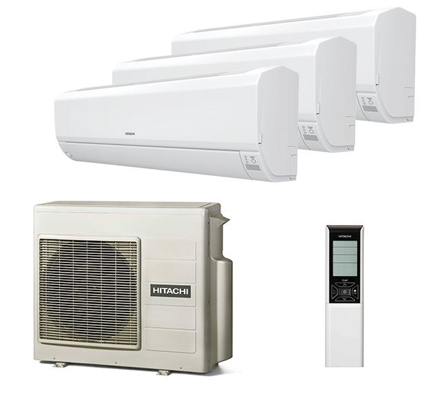 ������ �����-������� �� 3 ������� Hitachi RAM-68NP3E/RAK-18RPE*3 ��