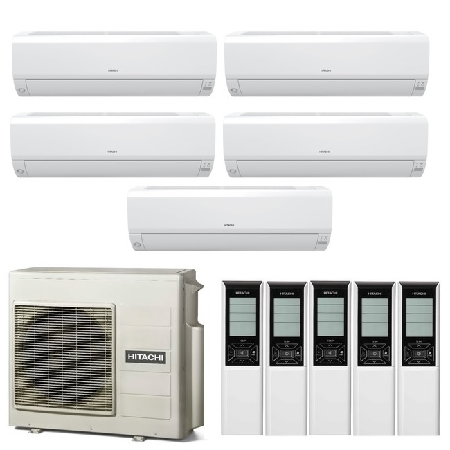 ������ �����-������� �� 5 ������ Hitachi RAM-90NP5E/RAK-18RPE*5 ��