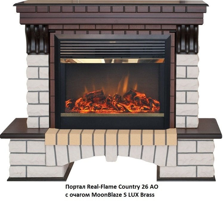 ���� ������������� Real-Flame MoonBlaze S LUX Brass