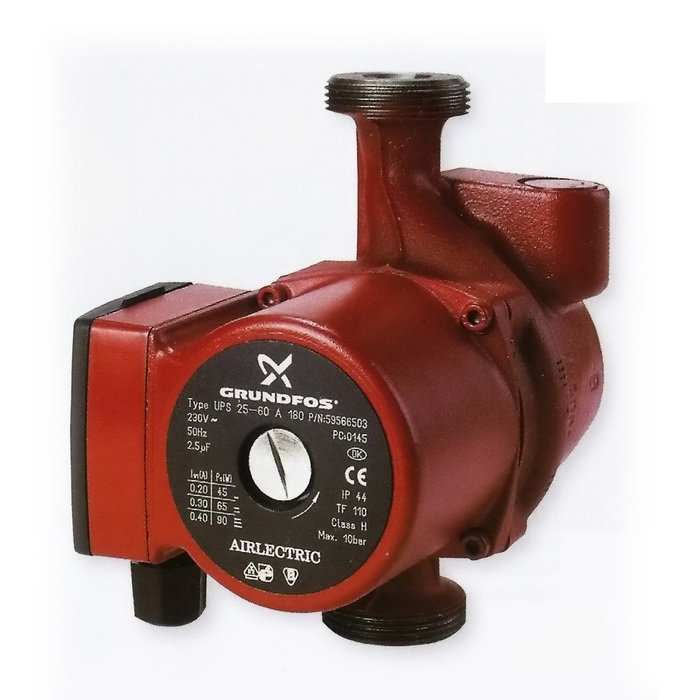 ����� ��� ��������� Grundfos UPS25-60 A 180 1x230V 50Hz 9H