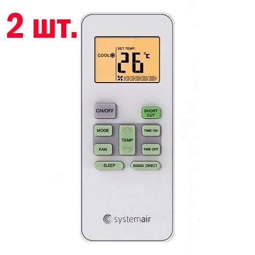 ������� ���� ������ �����-������� �� 2 ������� Systemair SYSPLIT MULTI2 18 EVO HP Q/SYSPLIT WALL SMART 12 EVO HP Q*2��