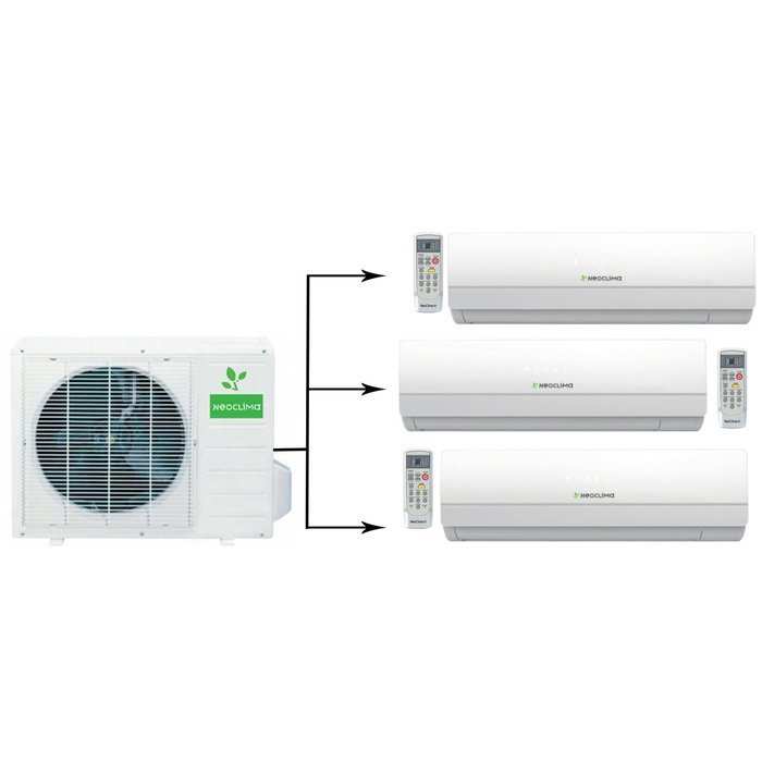 ������ �����-������� �� 3 ������� Neoclima NUM-24Q3/NS-07W*3��