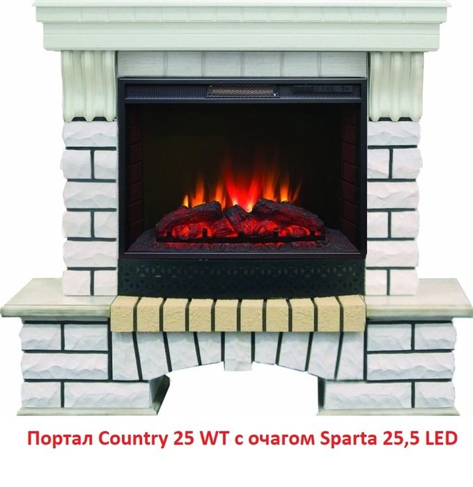 ������������ (����) �� ������ Real-Flame Sparta 25,5 LED