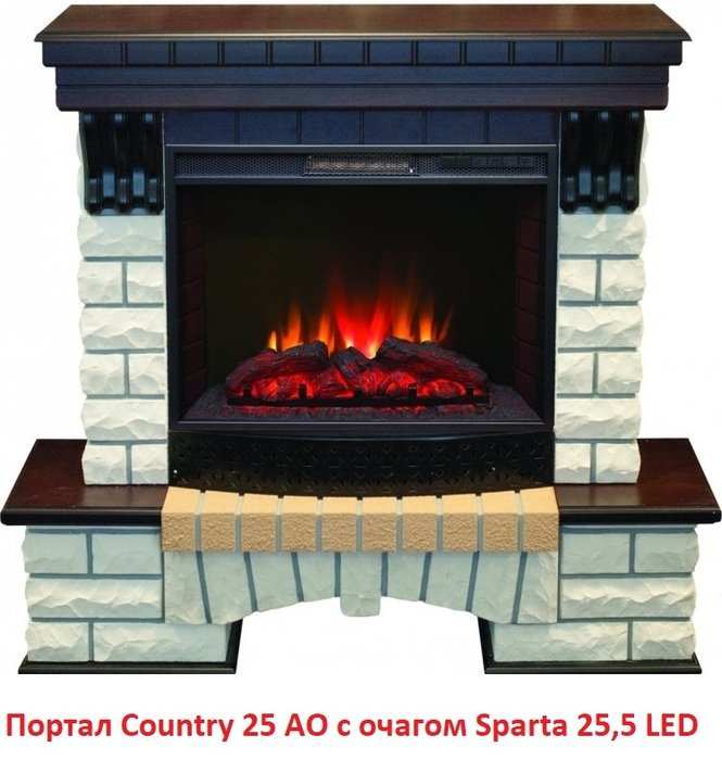 ������������ (����) �� ������ Real-Flame Sparta 25,5 LED