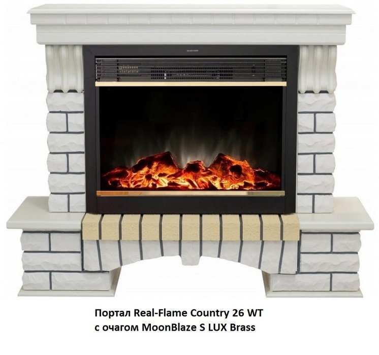 ���� ������������� Real-Flame MoonBlaze S LUX Brass