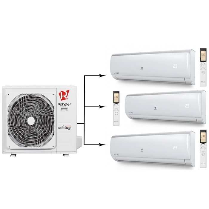 ������� ���� ������ �����-������� �� 3 ������� Royal Clima 3RFM-21HN/RCI-TM09HN*3��