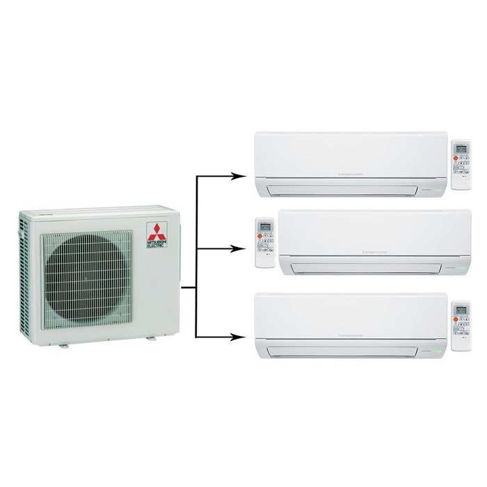 ������ ����� ������� �� 3 ������� Mitsubishi Electric MXZ-3HJ50VA-ER/MSZ-HJ25VA ER*3��