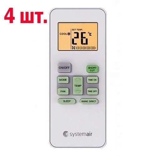 ������� ���� ������ �����-������� �� 4 ������� Systemair SYSPLIT MULTI4 36 EVO HP Q/SYSPLIT WALL SMART 12 EVO HP Q*4��